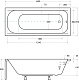 Besco Акриловая ванна Continea 140x70 – картинка-10